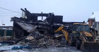 Демонтаж сгоревших зданий в Серове | Сварной-Срв - снос после пожара от 1025 рублей